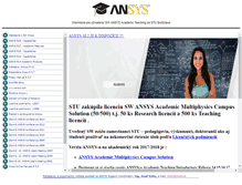 Tablet Screenshot of ansys.stuba.sk