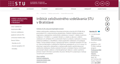 Desktop Screenshot of icv.stuba.sk