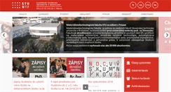 Desktop Screenshot of mtf.stuba.sk