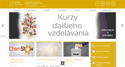 Desktop Screenshot of fchpt.stuba.sk