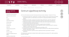 Desktop Screenshot of cvt.stuba.sk