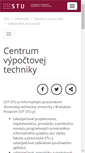 Mobile Screenshot of cvt.stuba.sk